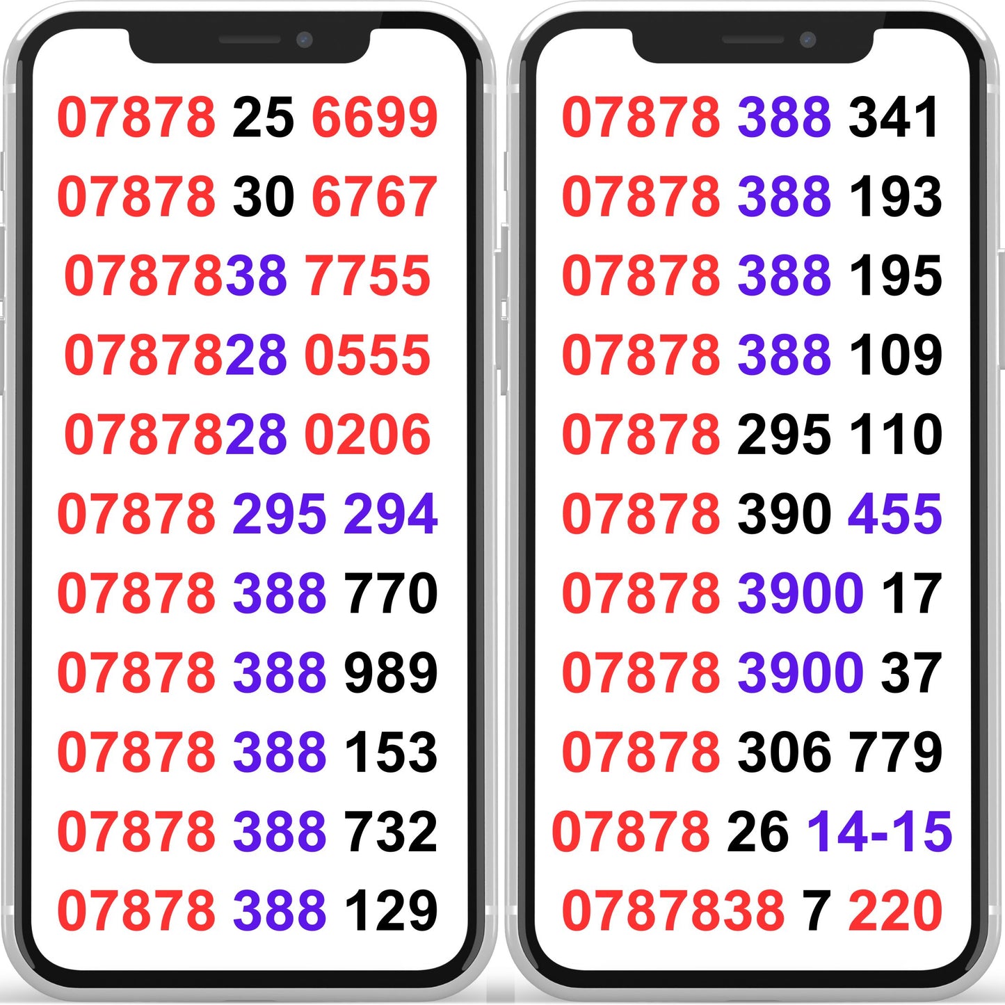 Rare 07878 Three UK VIP Mobile Numbers – Easy to Remember & Transfer | for Sale B6-3 by THREE – Buy VIP mobile numbers UK. Gold Numbers list. Exclusive VIP Mobile Numbers– (Pay&Go) Mobile SIM Cards