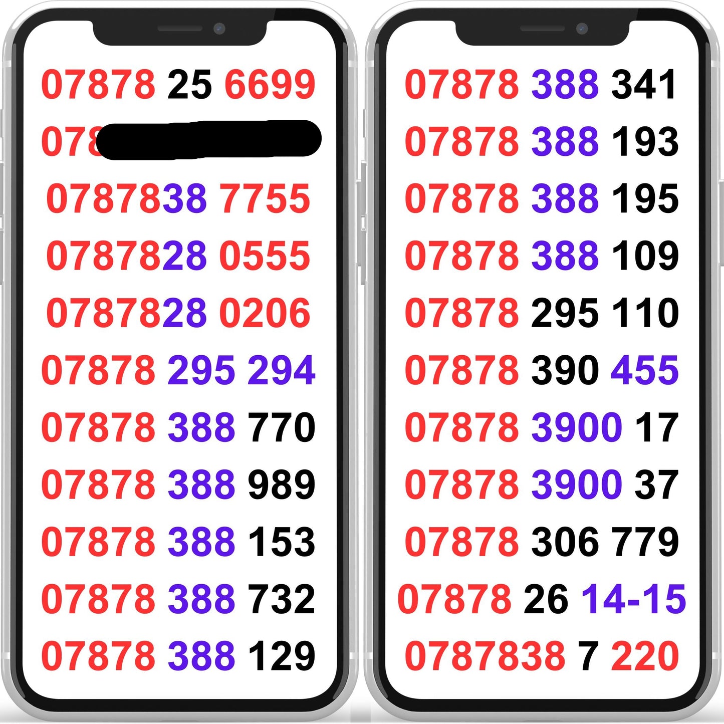 Rare 07878 Three UK VIP Mobile Numbers – Easy to Remember & Transfer | for Sale B6-3 by THREE – Buy VIP mobile numbers UK. Gold Numbers list. Exclusive VIP Mobile Numbers– (Pay&Go) Mobile SIM Cards