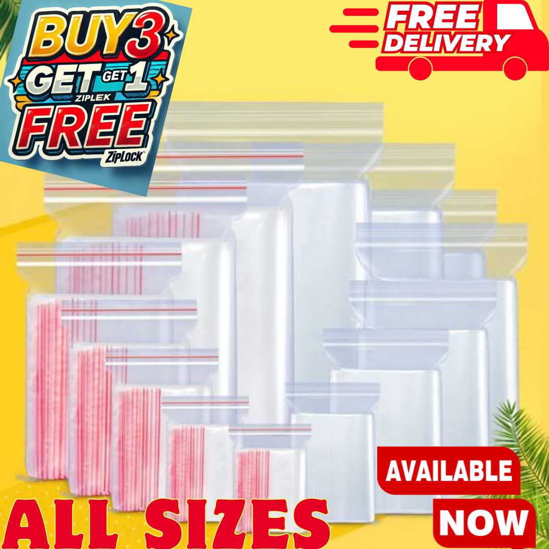 300 x Small Plastic Zip lock Bags-Baggies Craft, Jewelry, and Herbs -Resealable Storage-zip bags