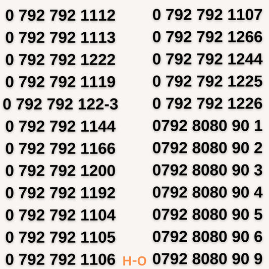 UK Gold Mobile Numbers – 0792 792, 808090, VIP Phone Numbers H-O by O2 – Buy VIP mobile numbers UK. Gold Numbers list. O2 UK Gold VIP Mobile Numbers – Easy & Memorable Gold Numbers