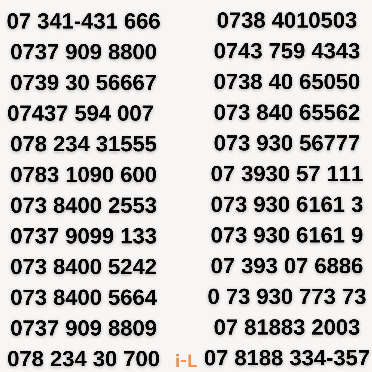 UK Gold Numbers – Easy 666, 777, 007, Memorable VIP Phone numbers with SIM Card i-L by LEBARA – Buy VIP mobile numbers UK. Gold Numbers list. Lebara VIP Mobile Numbers UK – Memorable & Affordable Prices