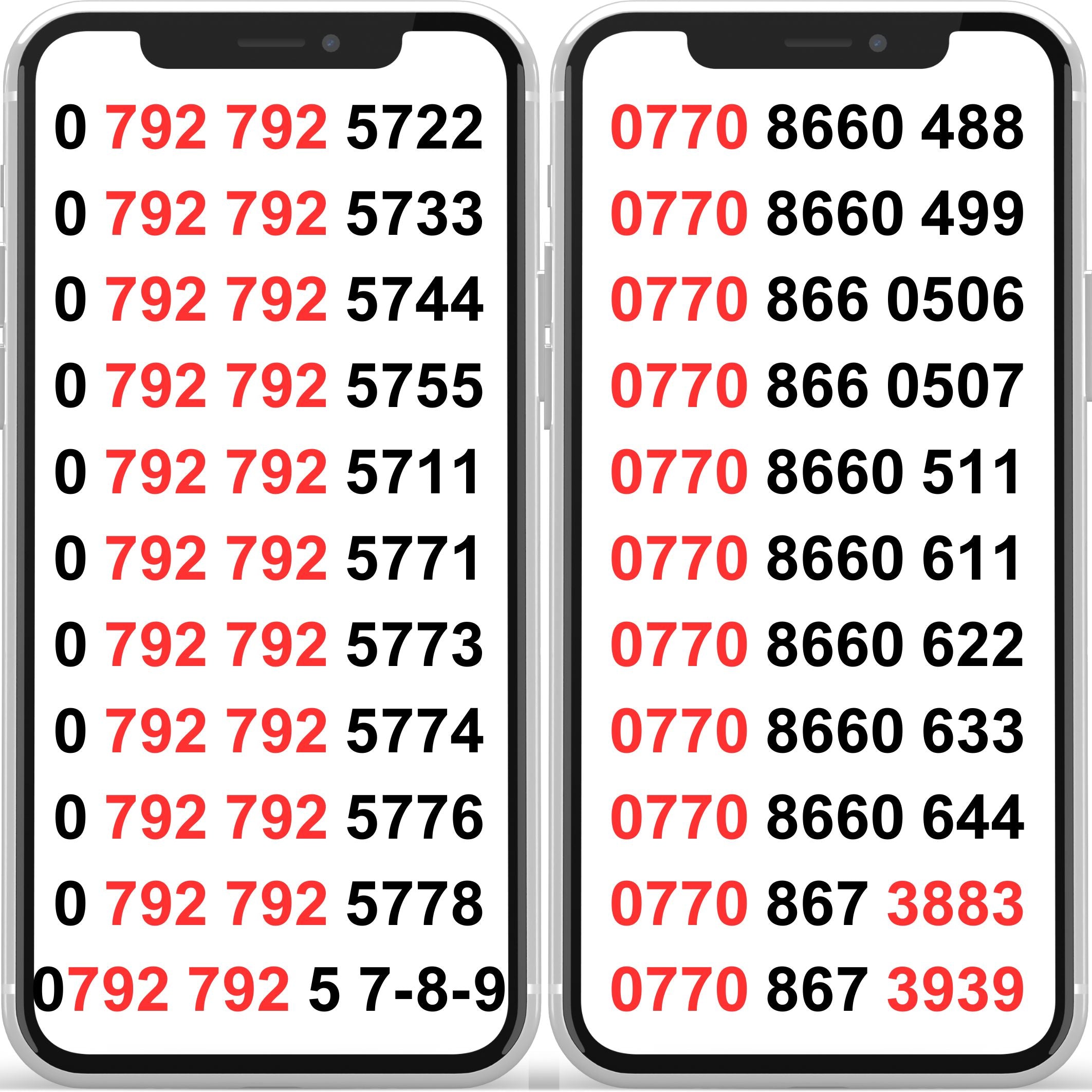 UK VIP Mobile Numbers – Memorable VIP Numbers - Gold Numbers – Gold ...