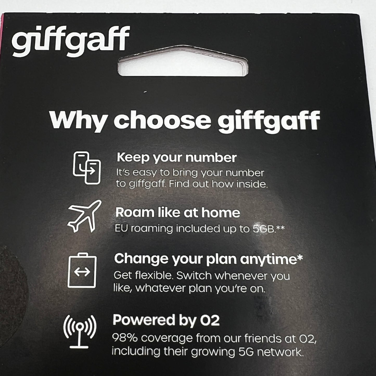 giffgaff 5G SIM Card Unlimited Data £14 Monthly Plan Offer UK
