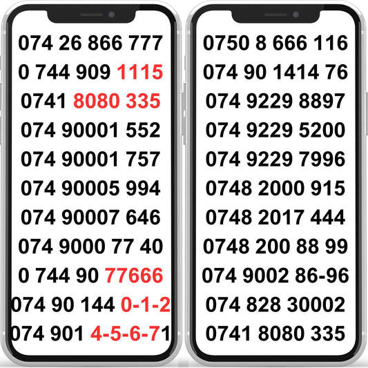 Exclusive SMARTY UK VIP Mobile Numbers – 9000, 77666, Gold numbers for Sale K-S by SMARTY – Buy VIP mobile numbers UK. Gold Numbers list. Exclusive SMARTY UK VIP Mobile Numbers–9000,77666–Premium Gold Numbers