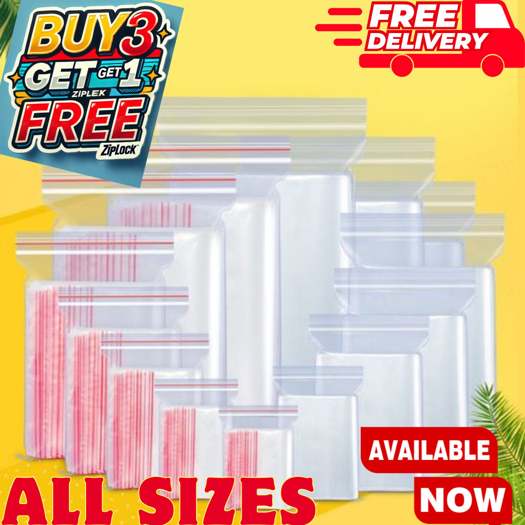 300 x Small Plastic Ziplock Bags – Resealable, Smell-Proof Baggies for Crafts, Jewelry, and Herbs Storage