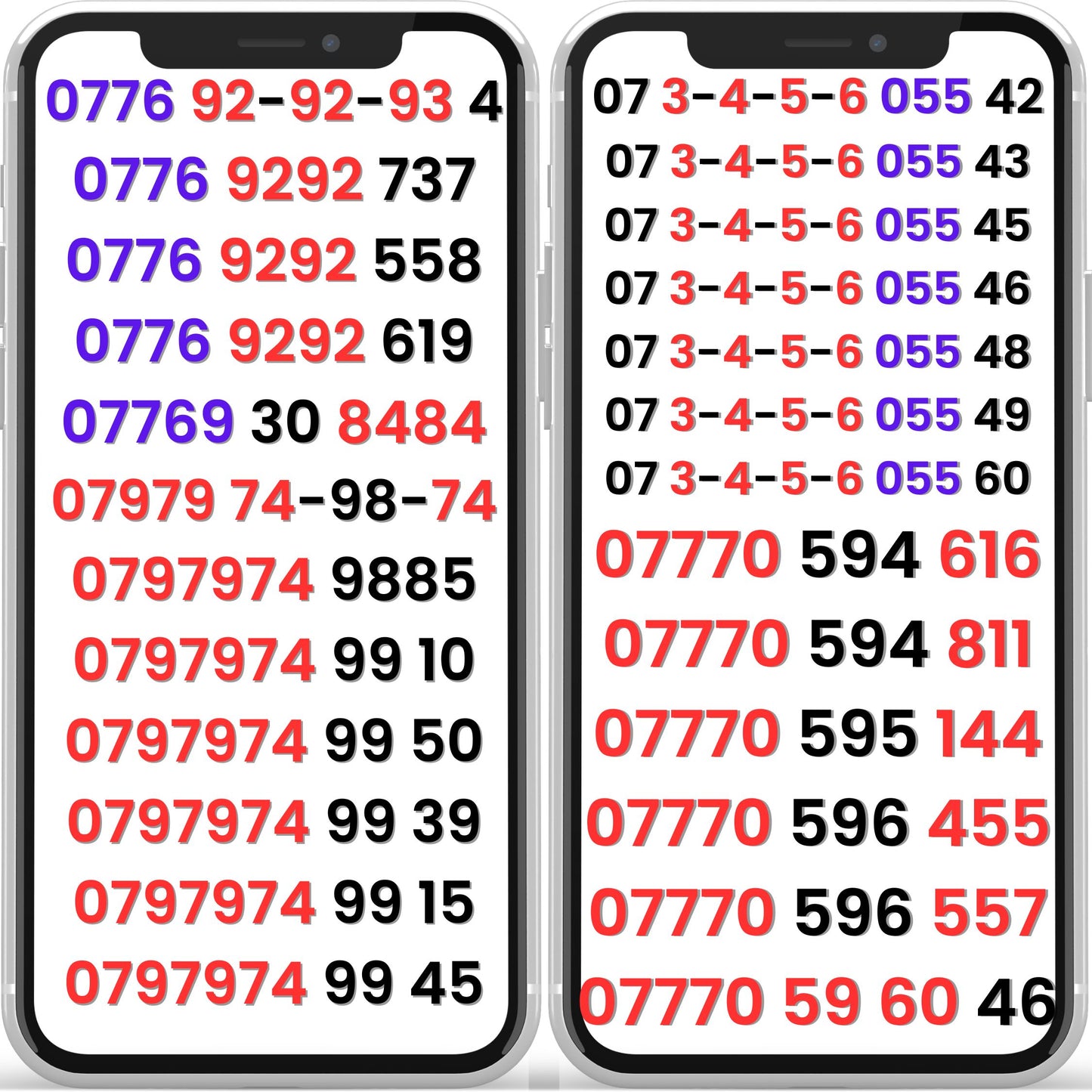 UK VIP Numbers & Gold Numbers – Choose Your Number- 07770, 7979, 3456 Patterns-A9-L by Lebara – Buy VIP mobile numbers UK. Gold Numbers list. Lebara VIP Numbers UK | Buy Gold Numbers & Choose Your Number Today