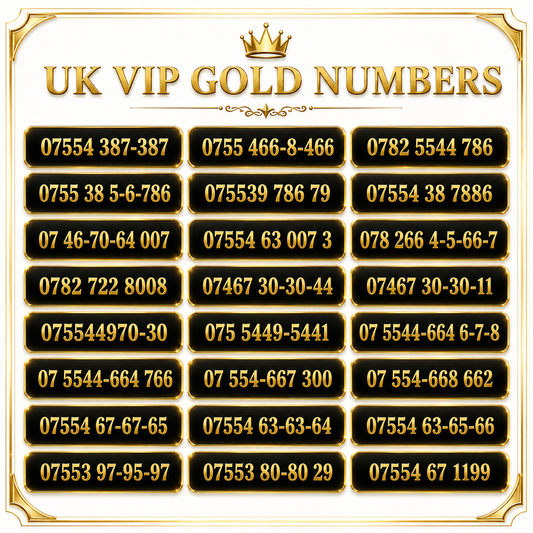 Lebara Gold Mobile Numbers UK – 786, 007 & Repeating VIP Patterns A4-L by LEBARA – Buy VIP mobile numbers UK. Gold Numbers list. Lebara 07554499, 786 & 007 VIP Mobile Numbers UK | Gold Numbers