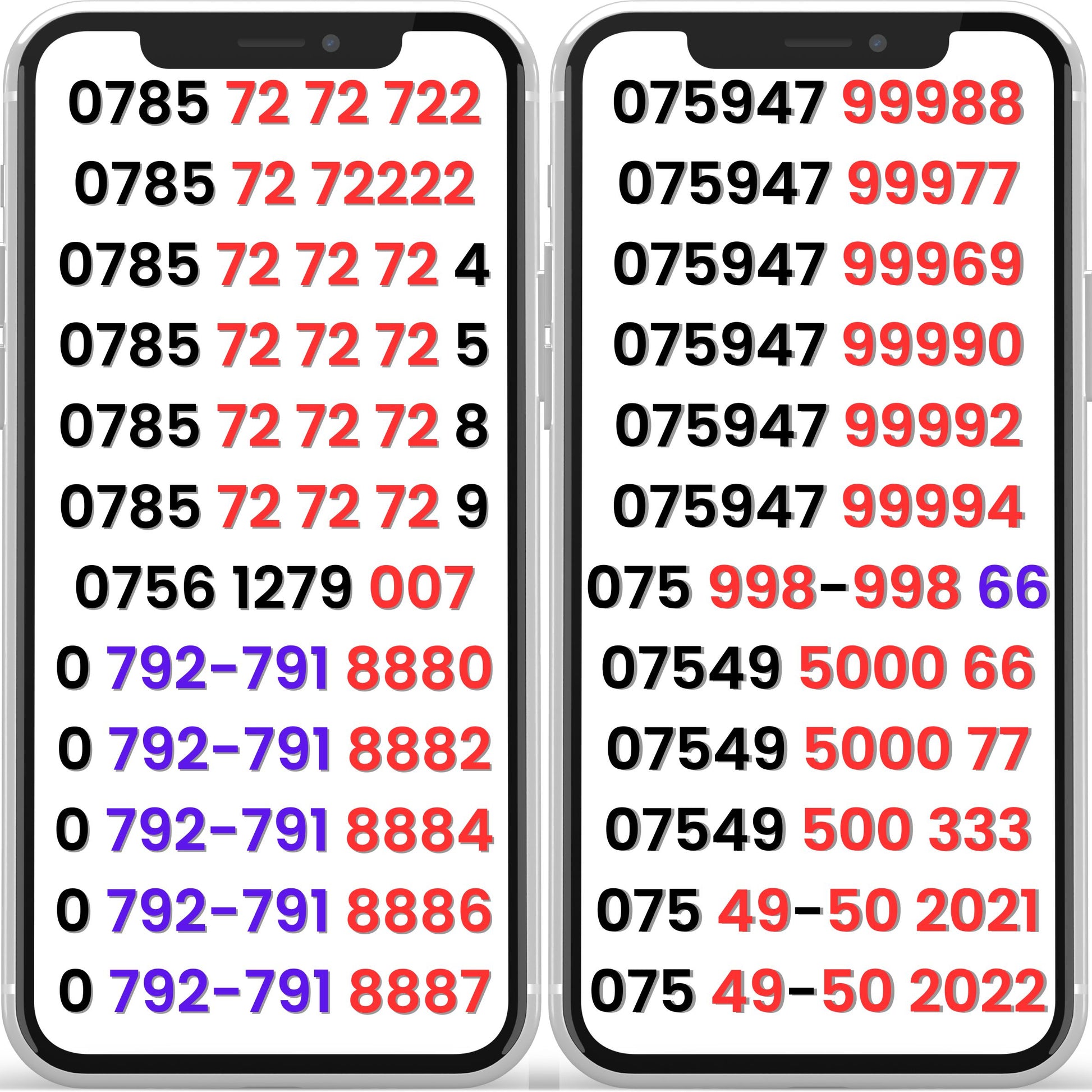 UK VIP Numbers SIM Card - 9999 Pay as you go Mobile Gold Number A4-O by O2 – Buy VIP mobile numbers UK. Gold Numbers list. O2 UK VIP Mobile Numbers | 9999, 727272 Gold Numbers for Sale 