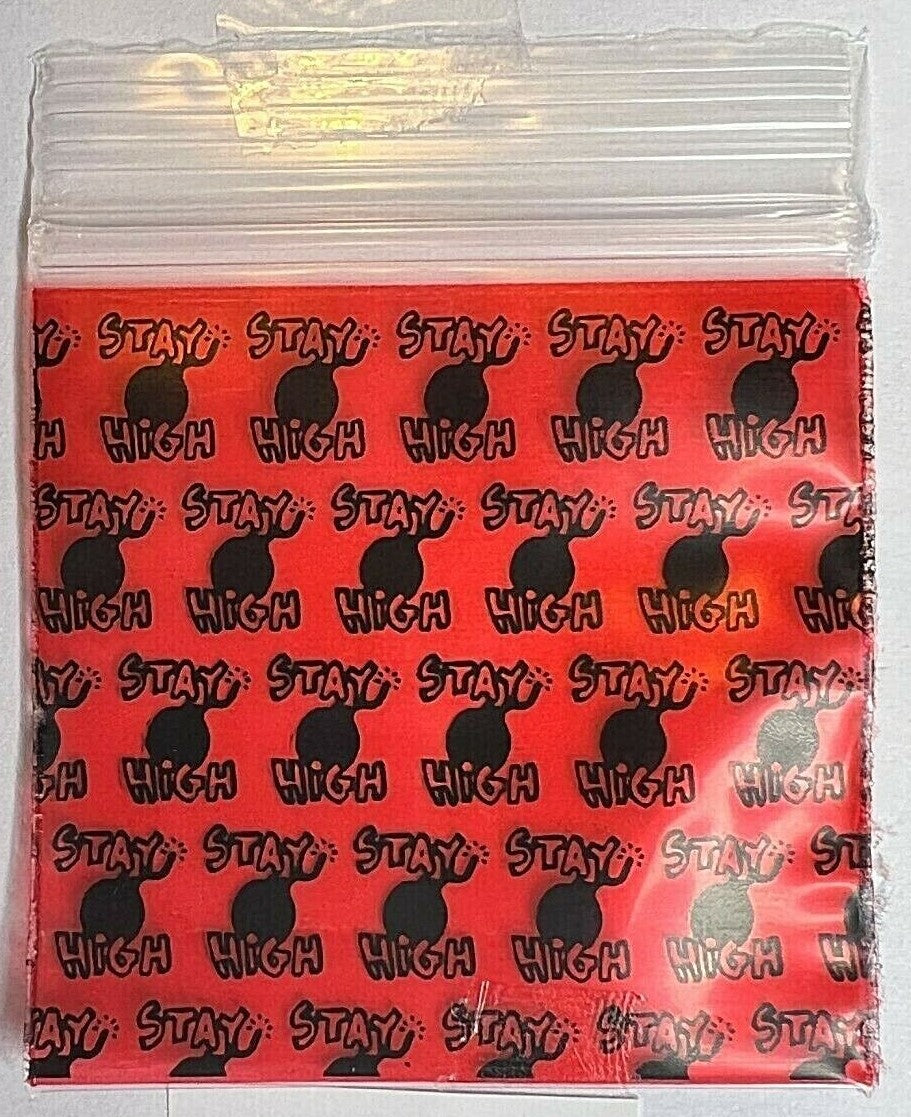 300x Clear, Colored & Printed Zip Lock Bags – Resealable Craft Storage Baggies