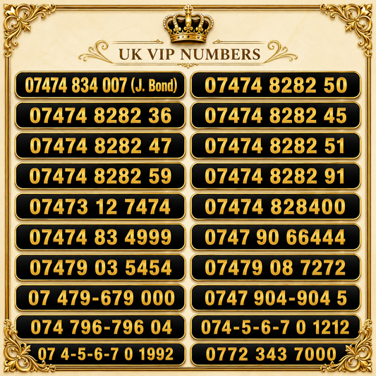 UK VIP Mobile Numbers – 07474 8282 & 07 848483 Easy to Remember & Transfer |   B7-3 by THREE – Buy VIP mobile numbers UK. Gold Numbers list. Buy Three UK VIP Mobile Numbers – 07474 8282 Gold Number Pay As You Go