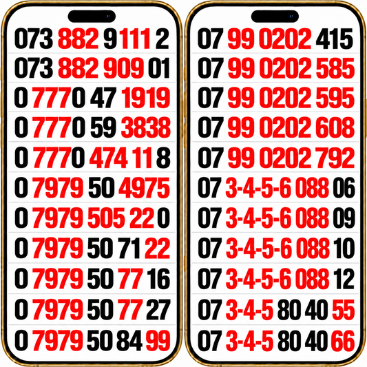 UK VIP Mobile Numbers – 07770 ,07979, 07 3-4-5-6 & More. Gold Numbers for Sale U-L by LEBARA – Buy VIP mobile numbers UK. Gold Numbers list. UK Lebara VIP Mobile Numbers – 07770,3-4-5-6, 07979 Gold Numbers UK