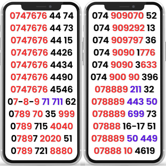 UK VIP Numbers (Top-up Required) 888, 9090 & 0747676 Gold Numbers A6-S by SMARTY – Buy VIP mobile numbers UK. Gold Numbers list. Memorable gold numbers - UK VIP Numbers for Sale 888, 9090, 0747676