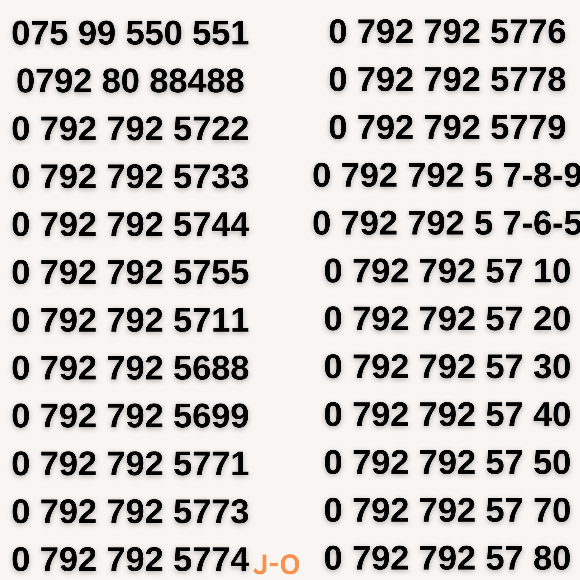 UK VIP mobile numbers, easy and exclusive 0792 792 and 8088488, memorable, elite, and premium phone numbers with 20% off and free delivery.