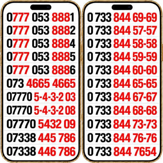 VIP Mobile Numbers UK  – 0777 & 888, SIM Card with Gold Mobile Number IRA-A&B-V by Vodafone – Buy VIP mobile numbers UK. Gold Numbers list. UK Vodafone VIP Mobile Numbers – 0777 0888 Easy Pay&Go Gold Numbers