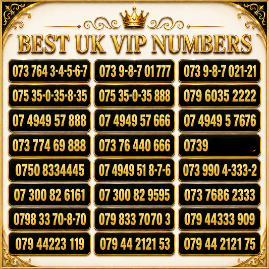 Premium UK VIP Numbers – Best Rare Gold Numbers for Sale A9-E by EE – Buy VIP mobile numbers UK. Gold Numbers list. EE UK VIP Numbers | Rare Gold Numbers 00001, 3333, 6666, 073000