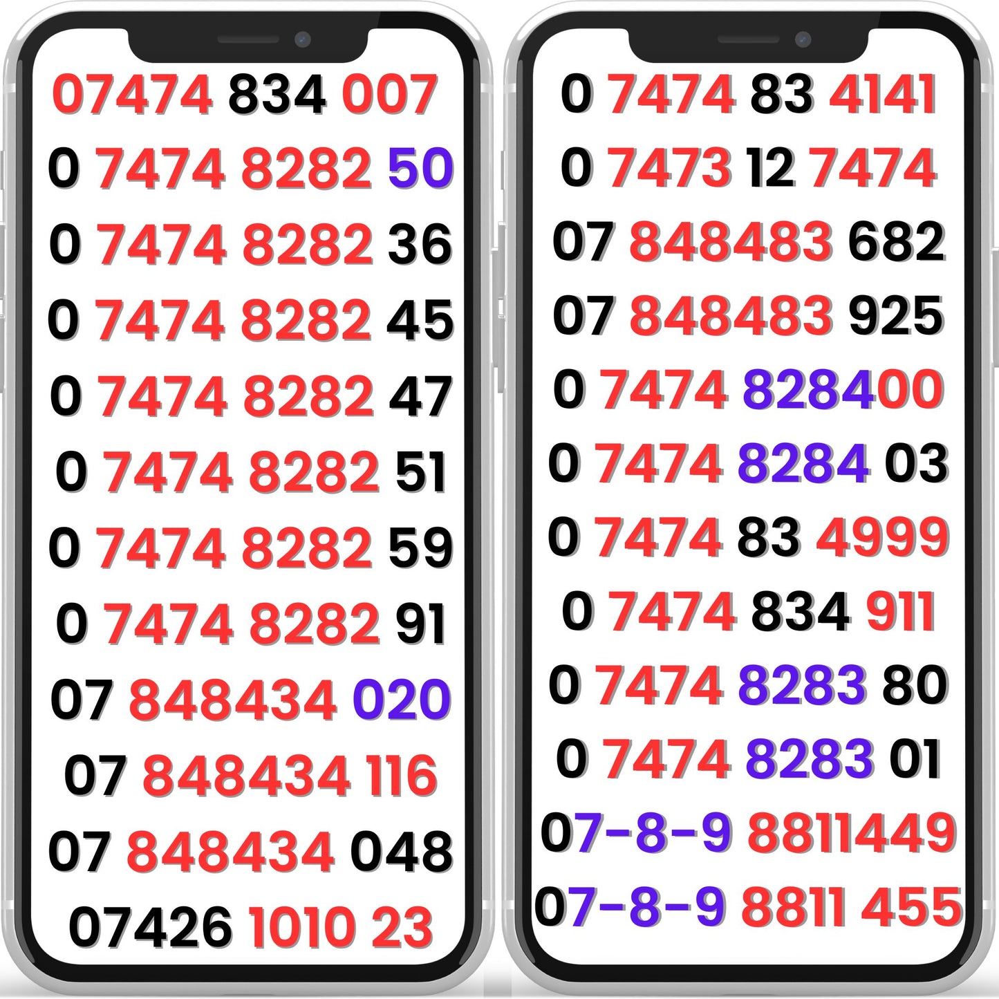 UK VIP Mobile Numbers – 07474 8282 & 07 848483 Easy to Remember & Transfer |   B7-3 by THREE – Buy VIP mobile numbers UK. Gold Numbers list. Buy Three UK VIP Mobile Numbers – 07474 8282 Gold Number Pay As You Go