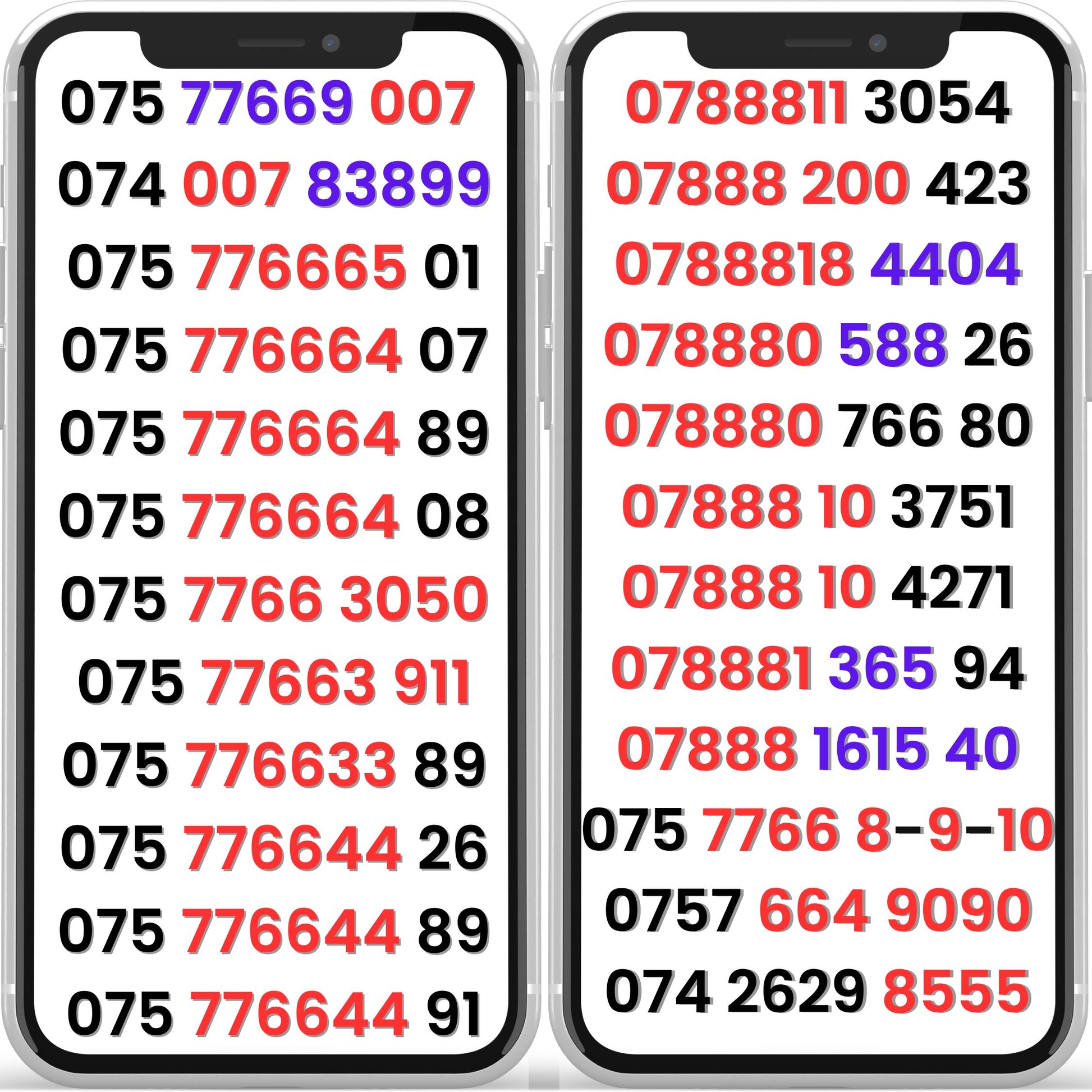 UK VIP Mobile Numbers –(Top-up Required) 888 & 666 And 007 Gold numbers for Sale A1-S by SMARTY – Buy VIP mobile numbers UK. Gold Numbers list. VIP Mobile Numbers UK – 888, 666, 007 Gold Numbers on Three PAYG
