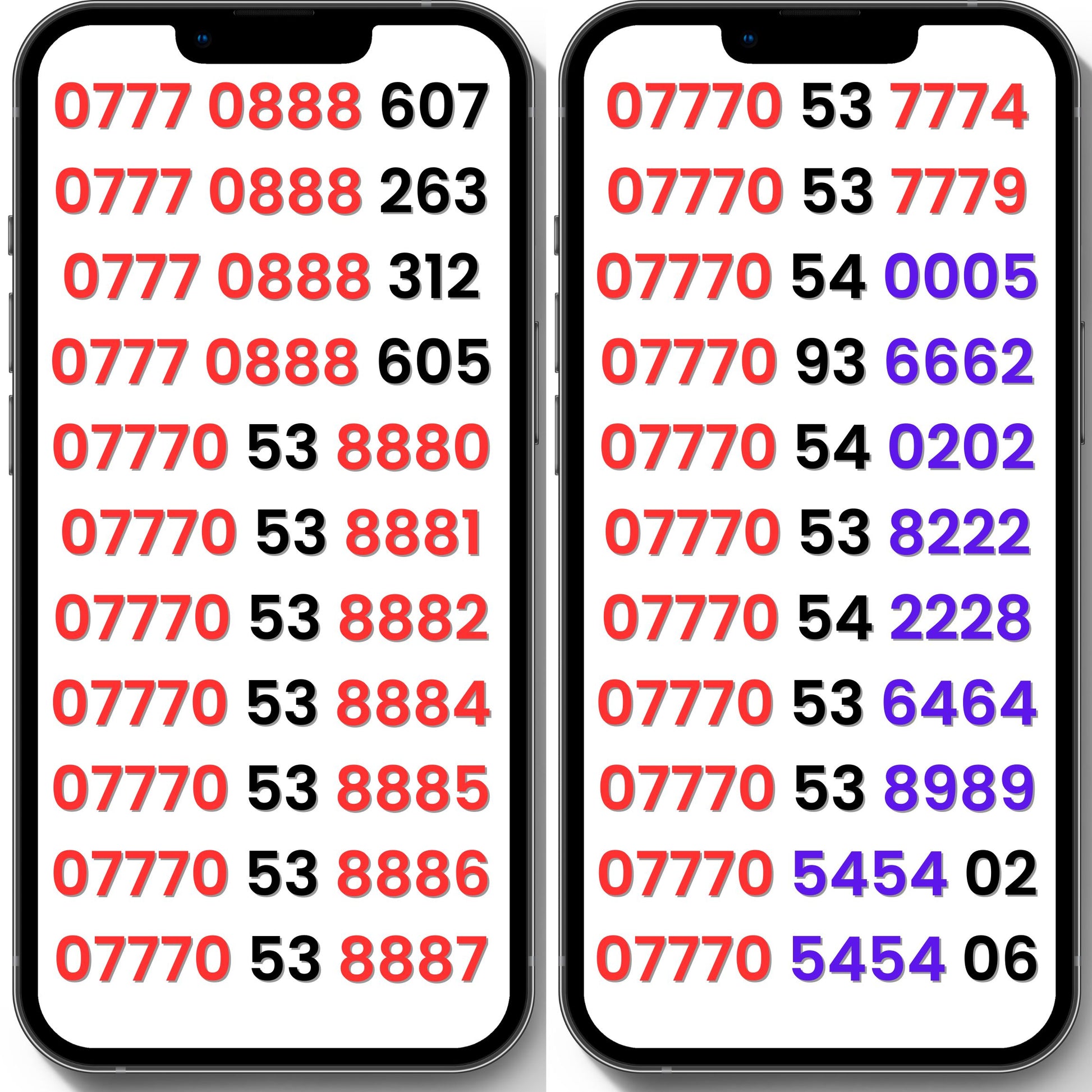 VIP Mobile Numbers UK  – 2221, 2333, 077711, SIM Card with Gold Mobile Number IRA-A&B-V by Vodafone – Buy VIP mobile numbers UK. Gold Numbers list. UK Vodafone VIP Mobile Numbers – 0777 0888 Easy Pay&Go Gold Numbers